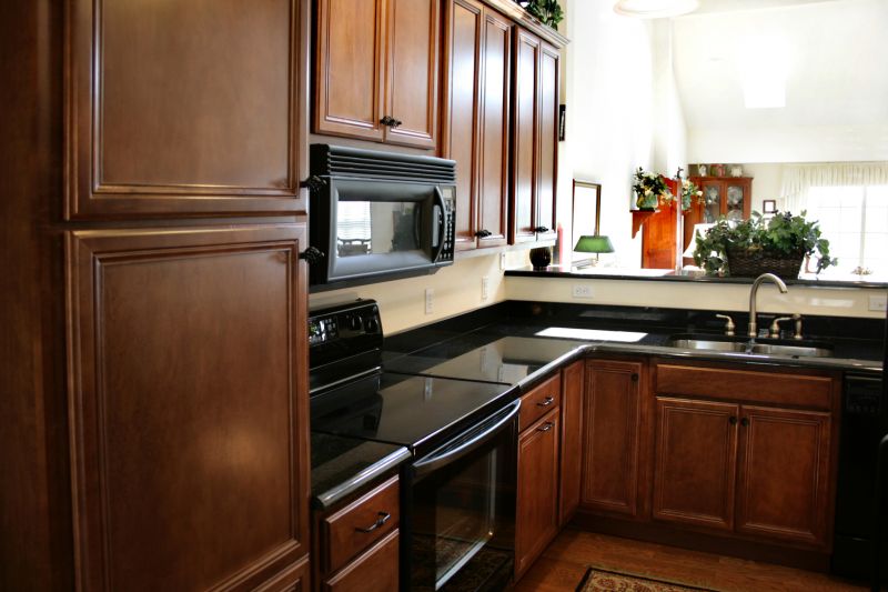Cherry Cabinet Refacing in Lafayette, IN